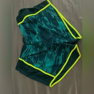 Blue green Nike shorts (size medium)